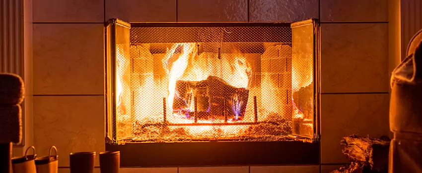 Mendota Hearth Landscape Fireplace Installation in Newark, Delaware