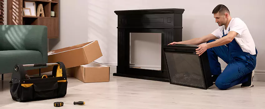 Old Rusted Metal Fireplace Repair And Replacement in Newark, DE