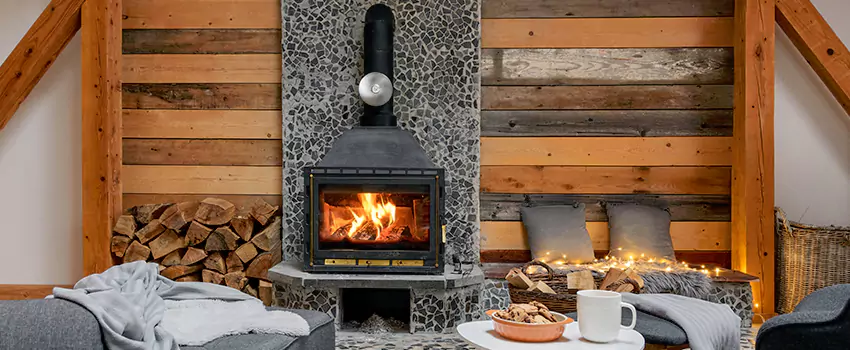 Thelin Hearth Products Direct Vent Gas Stove Fireplace Inspection in Newark, Delaware